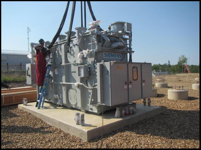 Transport & Rigging of Transformer to Thompson, AB Transport & Rigging of Transformer to Thompson, AB